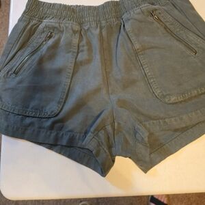 Aerie Olive Cargo Shorts